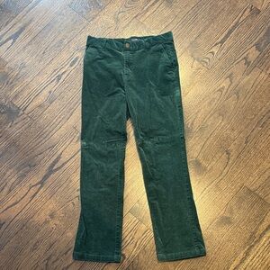 Boys size 12 Forest Green Corduroy Pants